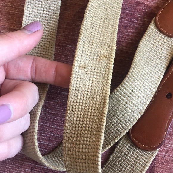Coach Genuine Leather Linen Belt - Picture 12 of 12